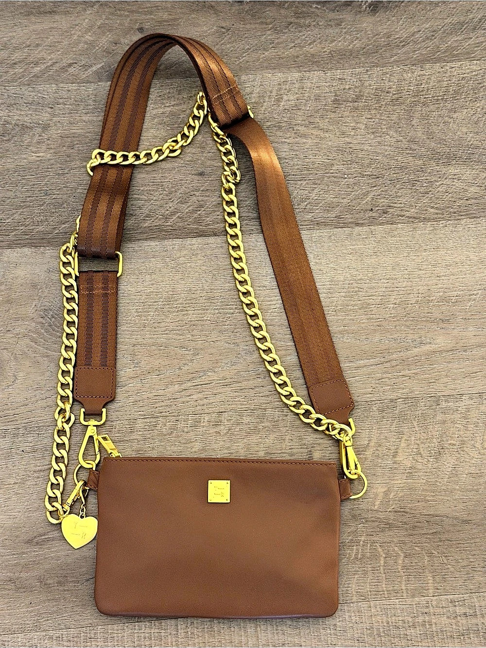 T-Royln Brown Crossbody Bag Like New